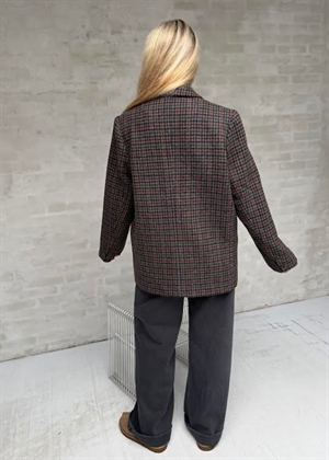 Solvej wool blazer Multi Houndstooth Boii Studios